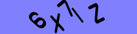 Blue Captcha Image