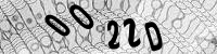 Blue Captcha Image