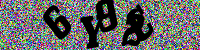 Blue Captcha Image