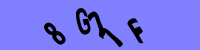 Blue Captcha Image