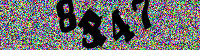 Blue Captcha Image