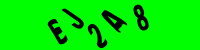 Blue Captcha Image