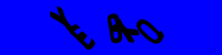 Blue Captcha Image