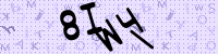 Blue Captcha Image