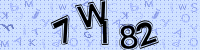 Blue Captcha Image