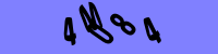 Blue Captcha Image