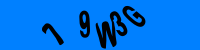 Blue Captcha Image