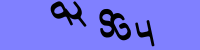 Blue Captcha Image