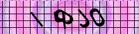 Blue Captcha Image