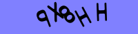 Blue Captcha Image