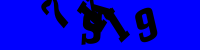 Blue Captcha Image