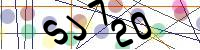 Blue Captcha Image