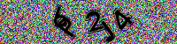 Blue Captcha Image