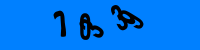 Blue Captcha Image