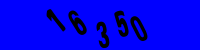 Blue Captcha Image