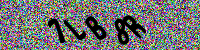 Blue Captcha Image