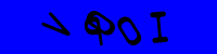 Blue Captcha Image