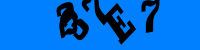 Blue Captcha Image
