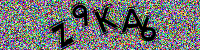 Blue Captcha Image