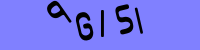 Blue Captcha Image