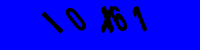Blue Captcha Image