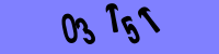 Blue Captcha Image