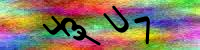 Blue Captcha Image