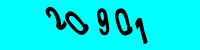 Blue Captcha Image