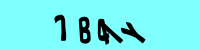 Blue Captcha Image