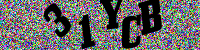 Blue Captcha Image