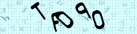 Blue Captcha Image