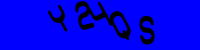 Blue Captcha Image