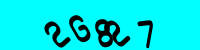 Blue Captcha Image