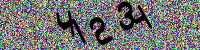Blue Captcha Image