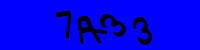 Blue Captcha Image