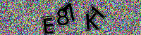 Blue Captcha Image