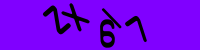 Blue Captcha Image