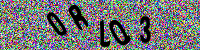 Blue Captcha Image