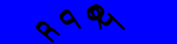 Blue Captcha Image
