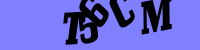 Blue Captcha Image