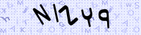 Blue Captcha Image
