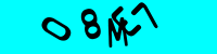 Blue Captcha Image