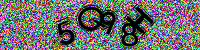 Blue Captcha Image
