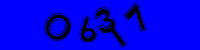 Blue Captcha Image