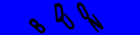 Blue Captcha Image