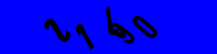 Blue Captcha Image