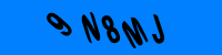 Blue Captcha Image